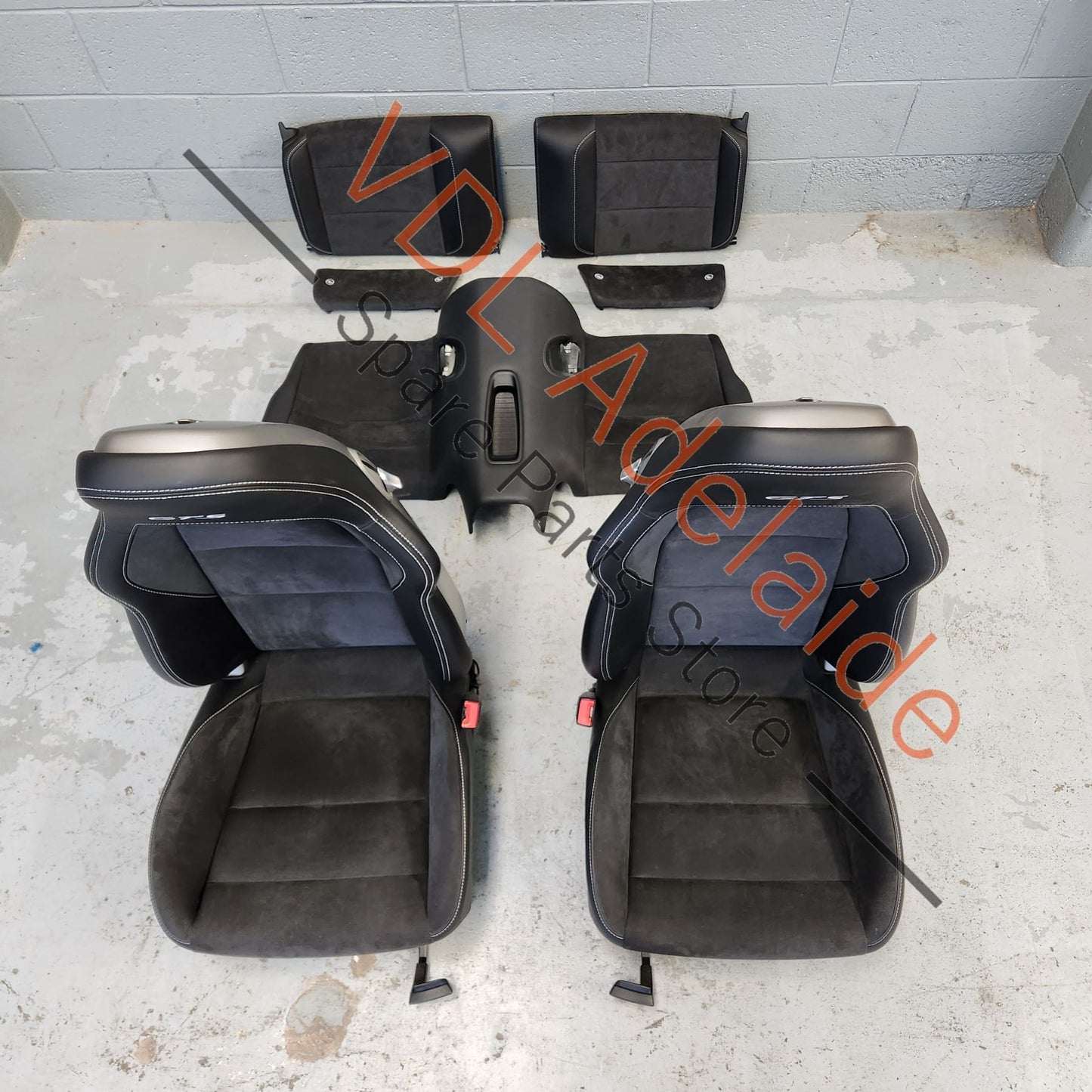 98152114102DVG Porsche 911 991.2 GTS Alcantara Interior Sport Seat Set Front & Rear