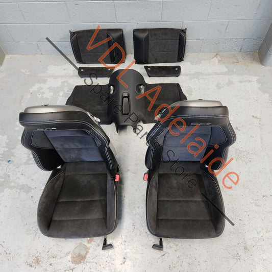 98152114102DVG    Porsche 911 991.2 GTS Alcantara Interior Sport Seat Set Front & Rear