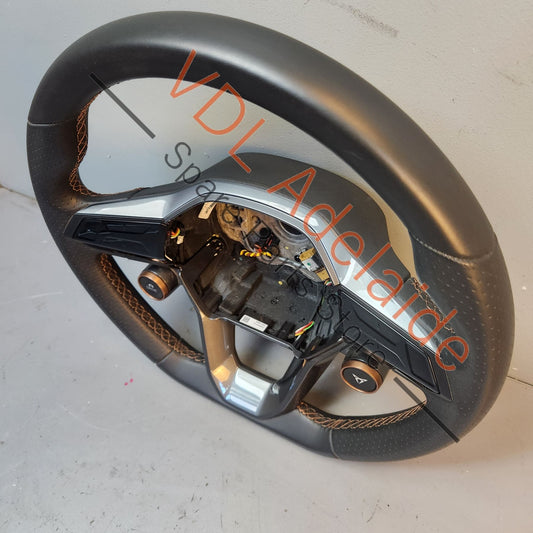 10E419091AHFJJ 10E419091AH Cupra Born K11 Sport Leather Steering Wheel Active Grey/Satin Black 10E419091AHFJJ