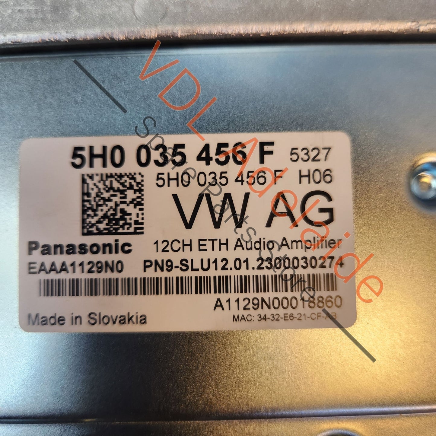 5H0035456F Golf MK8 Cupra Born K11 Audio Amplifier 5H0035456F Panasonic 12CH