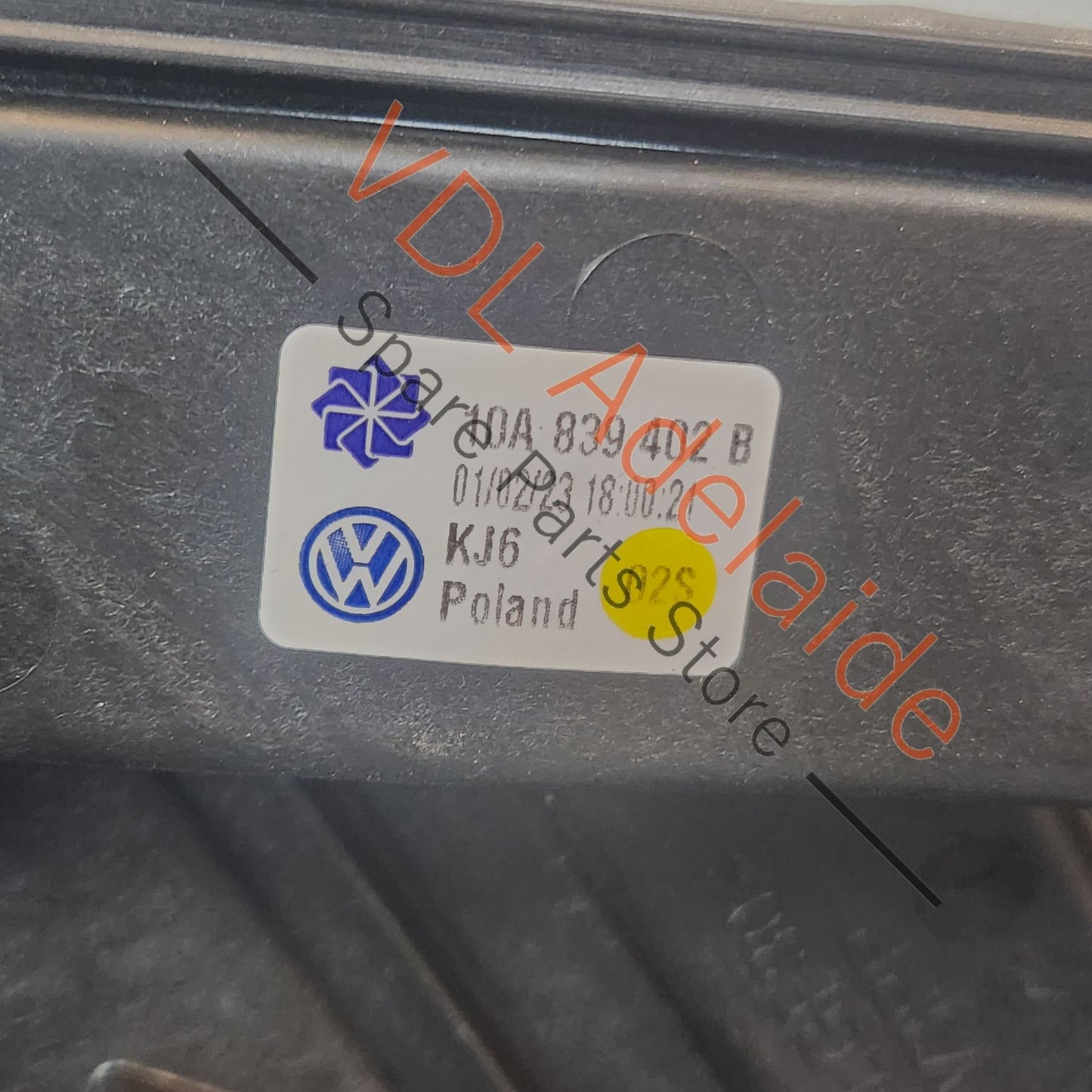 10A839462A 10A839402B Cupra Born K11 Right Rear Window Regulator 10A839402B 10A839462A