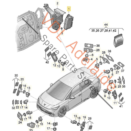 1EA919300 Cupra Born K11 Parking Aid Control Module 1EA919300