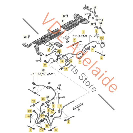1EA971398AA Cupra Born K11 High Voltage Wiring Cable Harness for Charger & Cabin Heating Heater 1EA971398AA