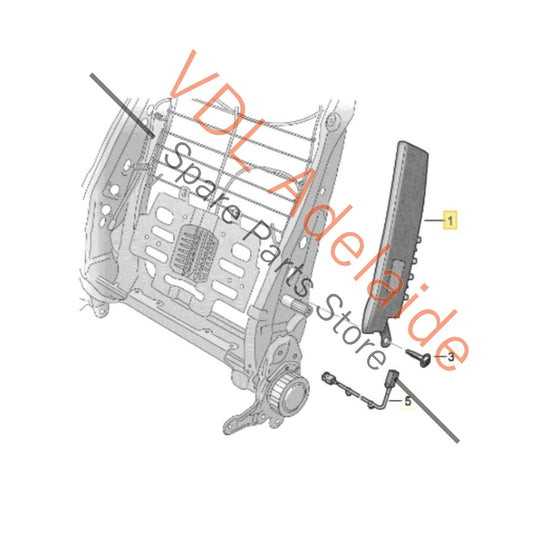 10E880242E Cupra Born Side Seat Airbag Right 10E880242E