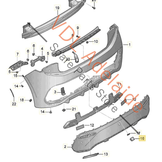 10E807210A 5WA980546D Cupra Born Rear Bumper Reversing Camera 5WA980546D 10E807210A