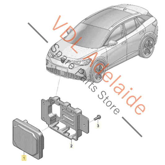 1EA907572H Cupra Born Front Bumper Radar Sensor 1EA907572H