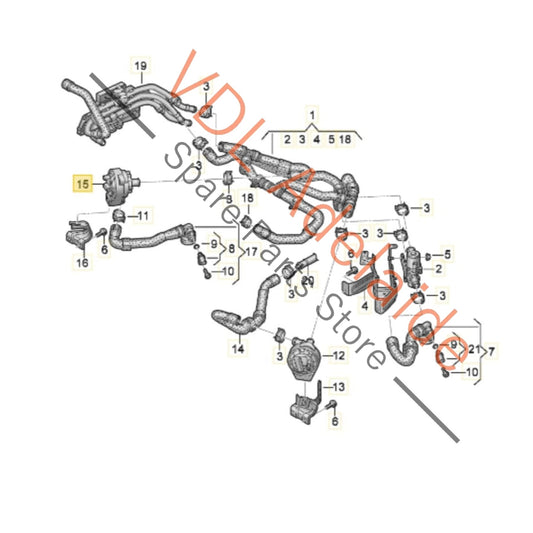 1EA965567L VW Audi Cupra Coolant Pump 1EA965567L