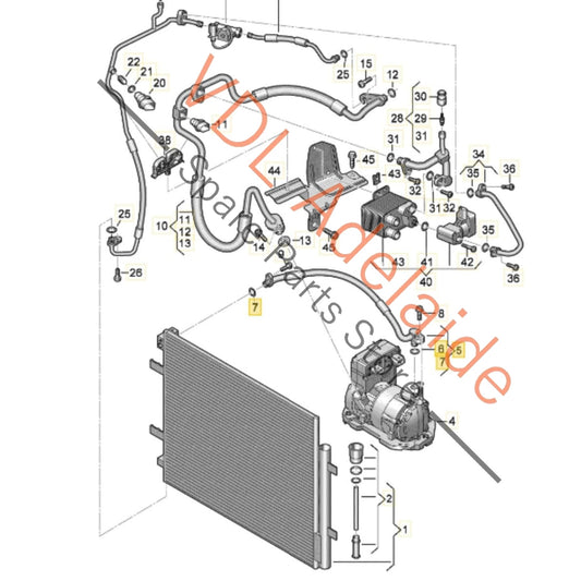 1EA816721 Cupra Born K11 Refrigerant Hose Pipe 1EA816721