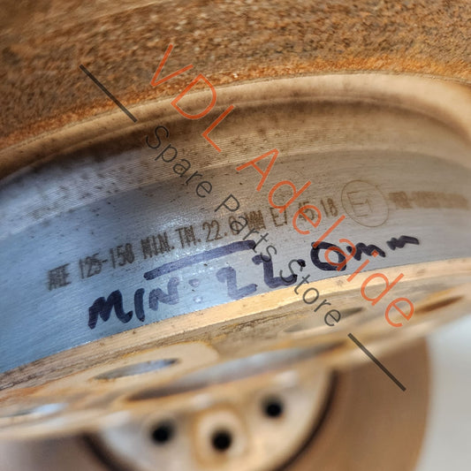 5Q0615301F Pair of VW Golf GTi MK6 312 x 25mm Brake Disc Rotor Set Ventilated