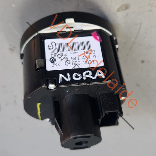 3C8941431A Volkswagen VW Golf MK6 Headlight Switch Auto with Fog 3C8941431A