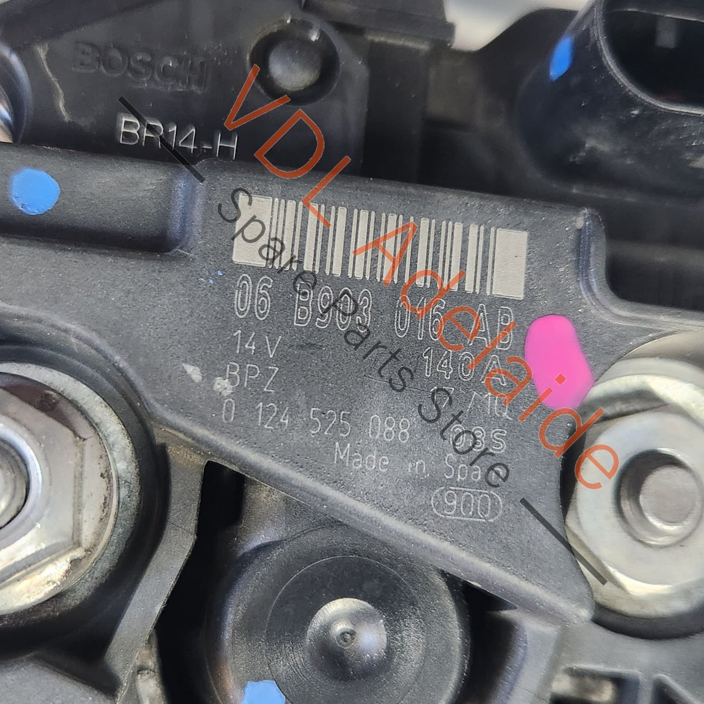 06B903016AB Genuine Volkswagen VW Golf Tiguan Passat BOSCH Alternator 140A 06B903016AB