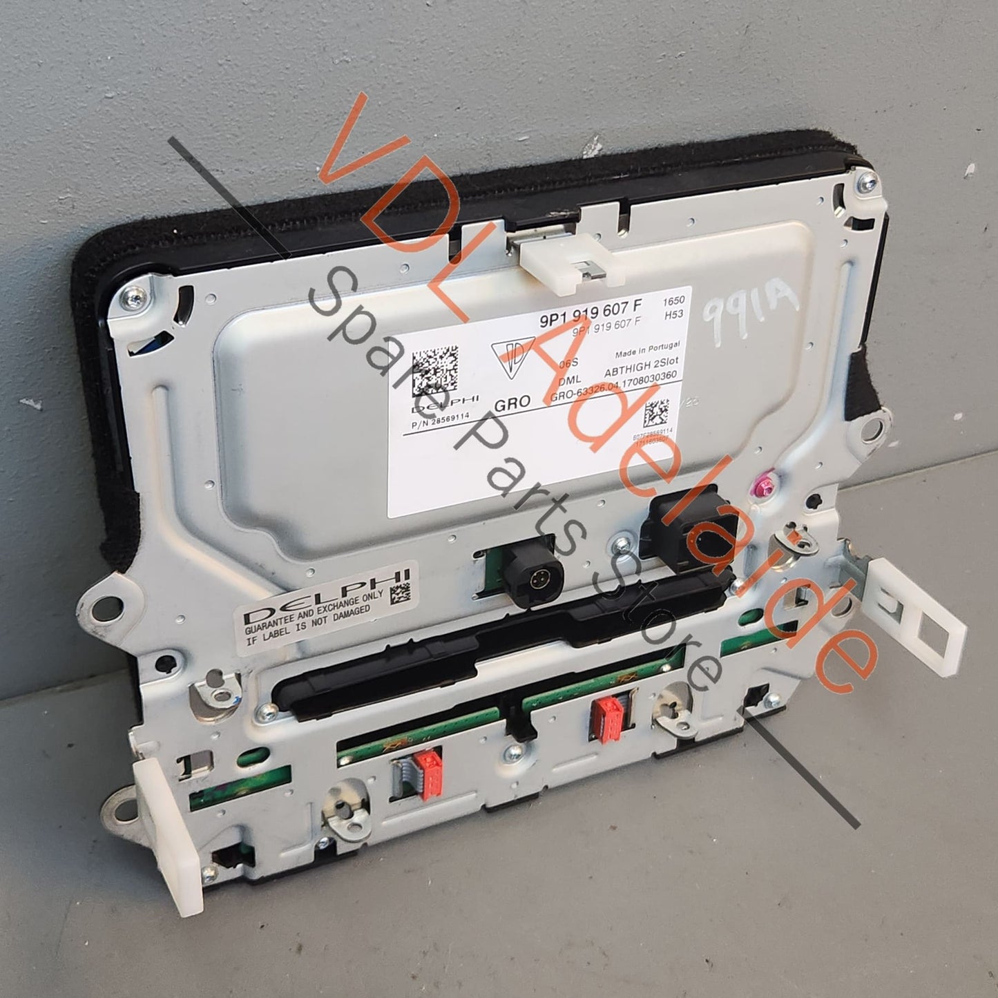 9P1919607BDML 9P1919607FDML Porsche 911 991.2 Radio Display Screen 9P1919607B DML 9P1919607F DML