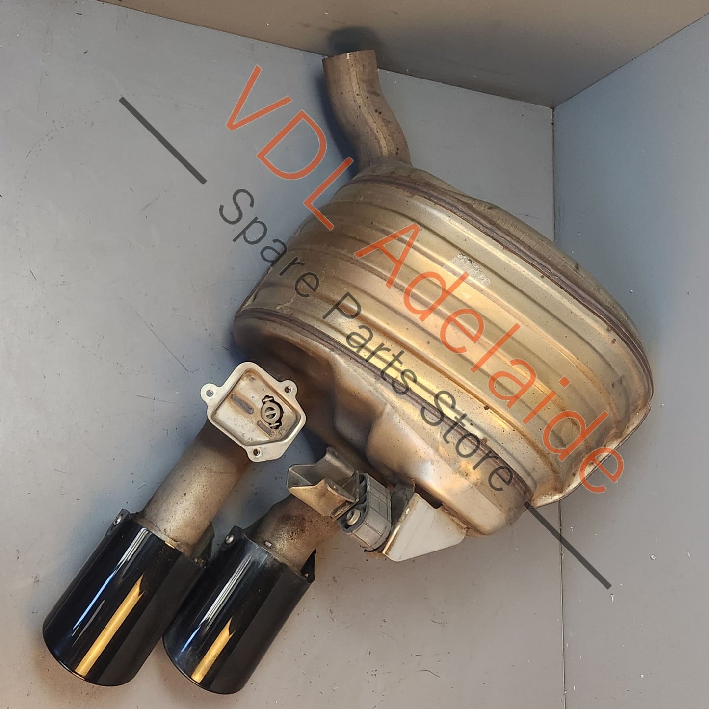 9A725382440 971253608JY 9A725382445 Porsche Panamera 971 Sport Rear Muffler RHS with Tips 971253608JY 9A725382440 9A725382445