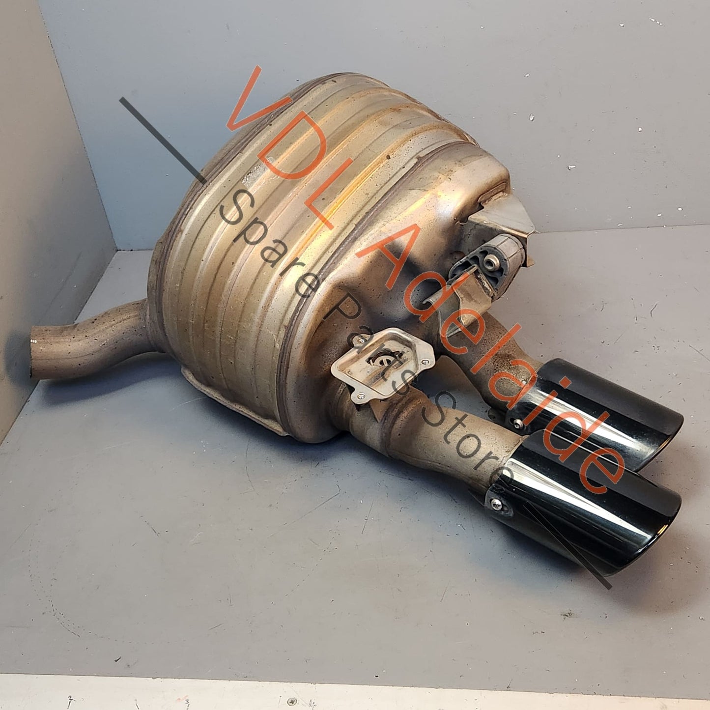 9A725382440 971253608JY 9A725382445 Porsche Panamera 971 Sport Rear Muffler RHS with Tips 971253608JY 9A725382440 9A725382445
