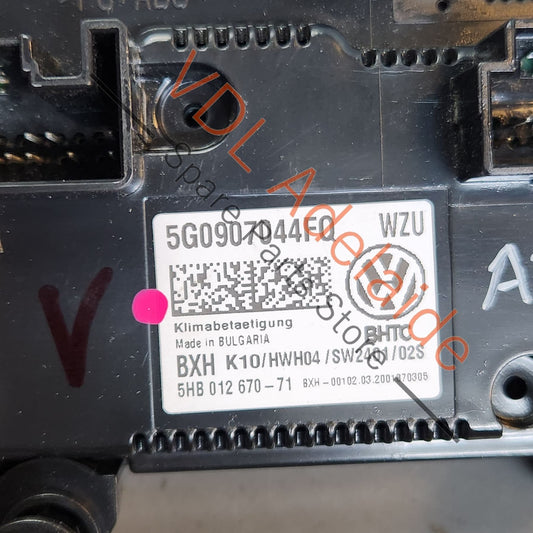 5G0907044FQ VolkswagenVW Golf MK7 Climate Aircon AC Seat Heater Switch 5G0907044AA
