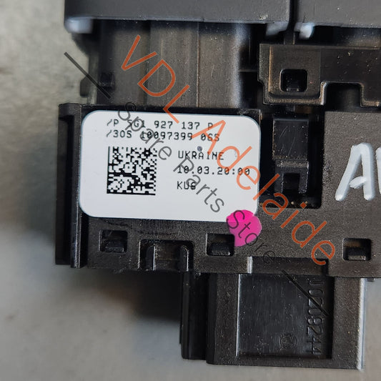 5G1927137P VW Golf MK7.5 Driving Mode ESP & Start Stop Switch Centre Console 5G1927137P