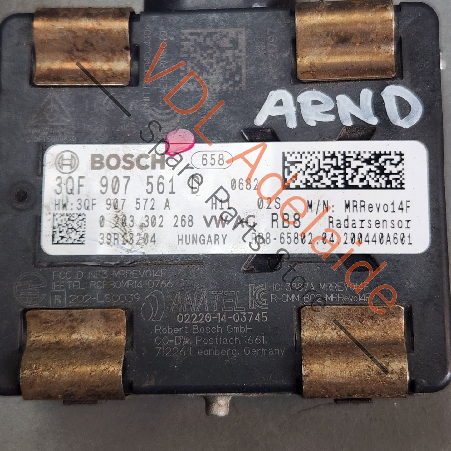 3QF907561D VW Golf MK7 7.5 Front ACC Distance Radar 3QF907561D