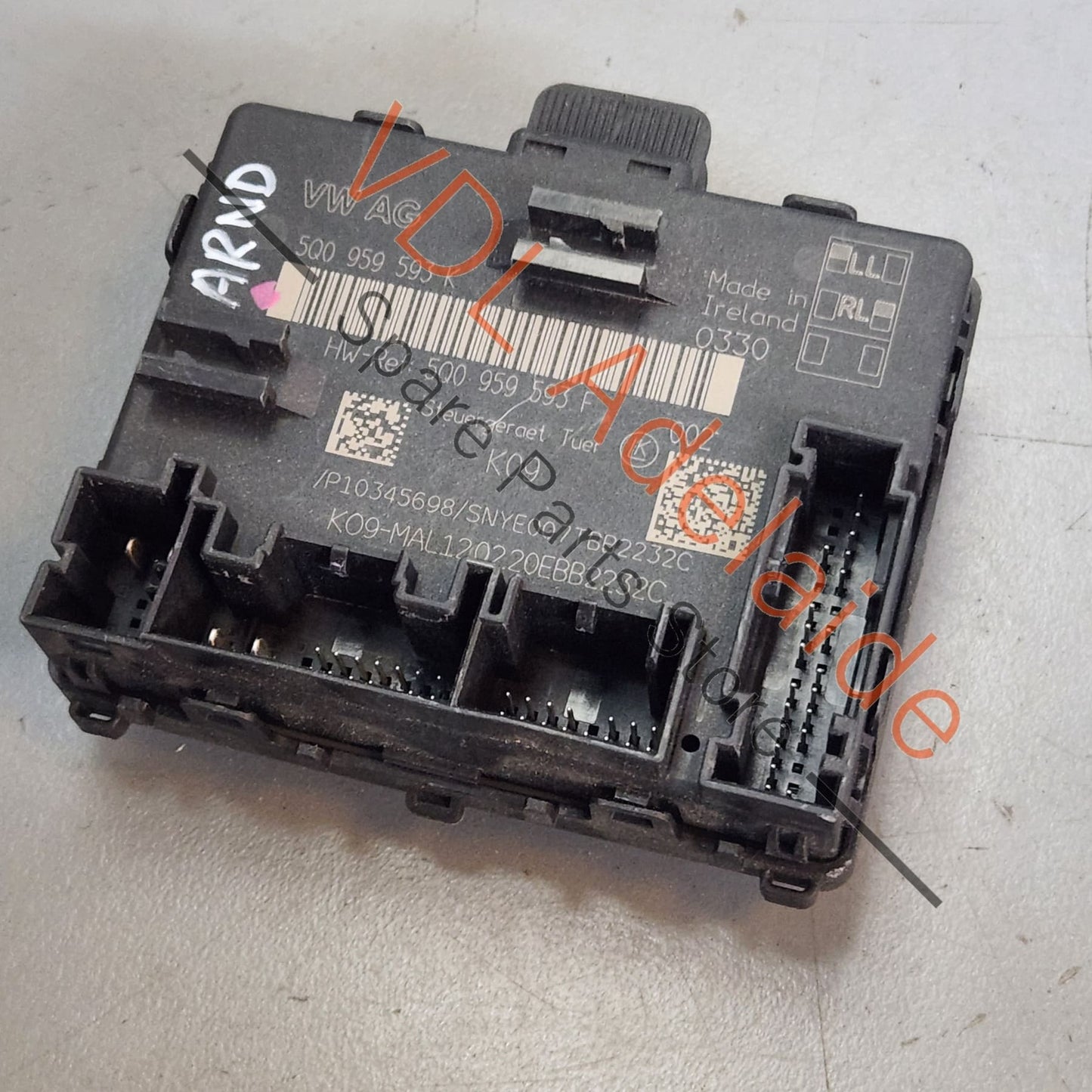 5Q0959593K VW Golf MK7 7.5 Front Drivers Side Door Control Unit 5Q0959593K