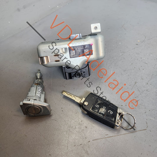 2Q0905861A VW Golf MK7 Steering Lock & Key Set 2Q0905861A