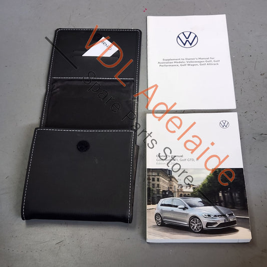 Set of Owners Manual Books for VW Golf Gti R GTD MK7 7.5