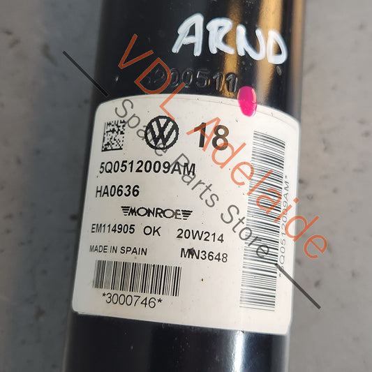 5Q0512009AM VW Golf R Rear DCC Active Electronic Shock Absorber 5Q0513045AM