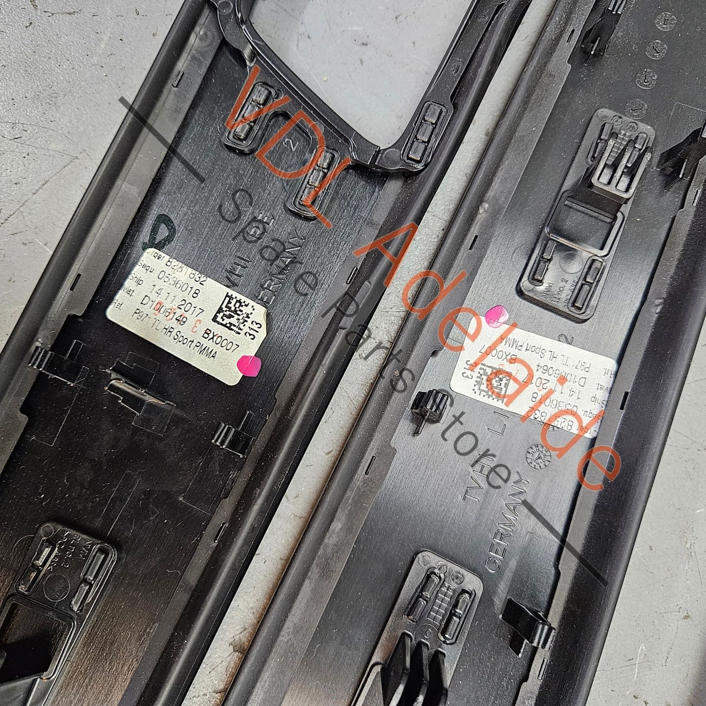 971867061KOV3 971867067BROV3 Porsche Panamera 971 Door Trim Insert Gloss Black Set of 4 971867067BR OV3 971867061K OV3