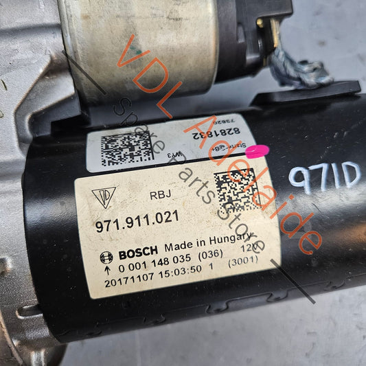 971911021B 971911021 Porsche Starter Motor 971911021B