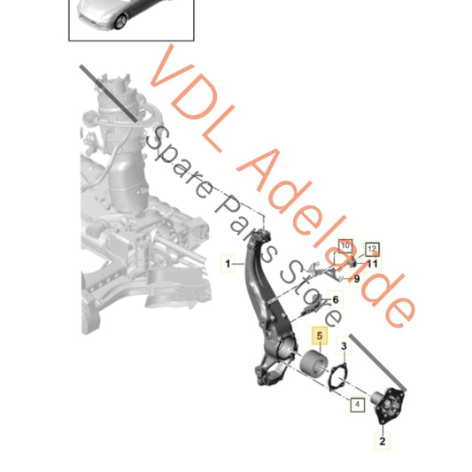 PAE407621 971407621 Porsche Panamera Front Wheel Bearing 971407621 PAE407621