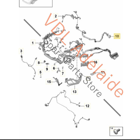 971971771 Porsche Panamera 971 Wiring Set for Gearbox Transmission Harness 971971771