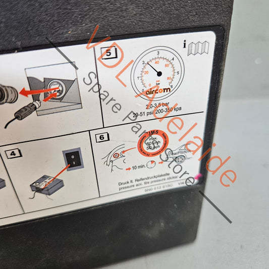 PAD012615B Porsche Emergency Flat Tyre Compressor Pump PAD012615B