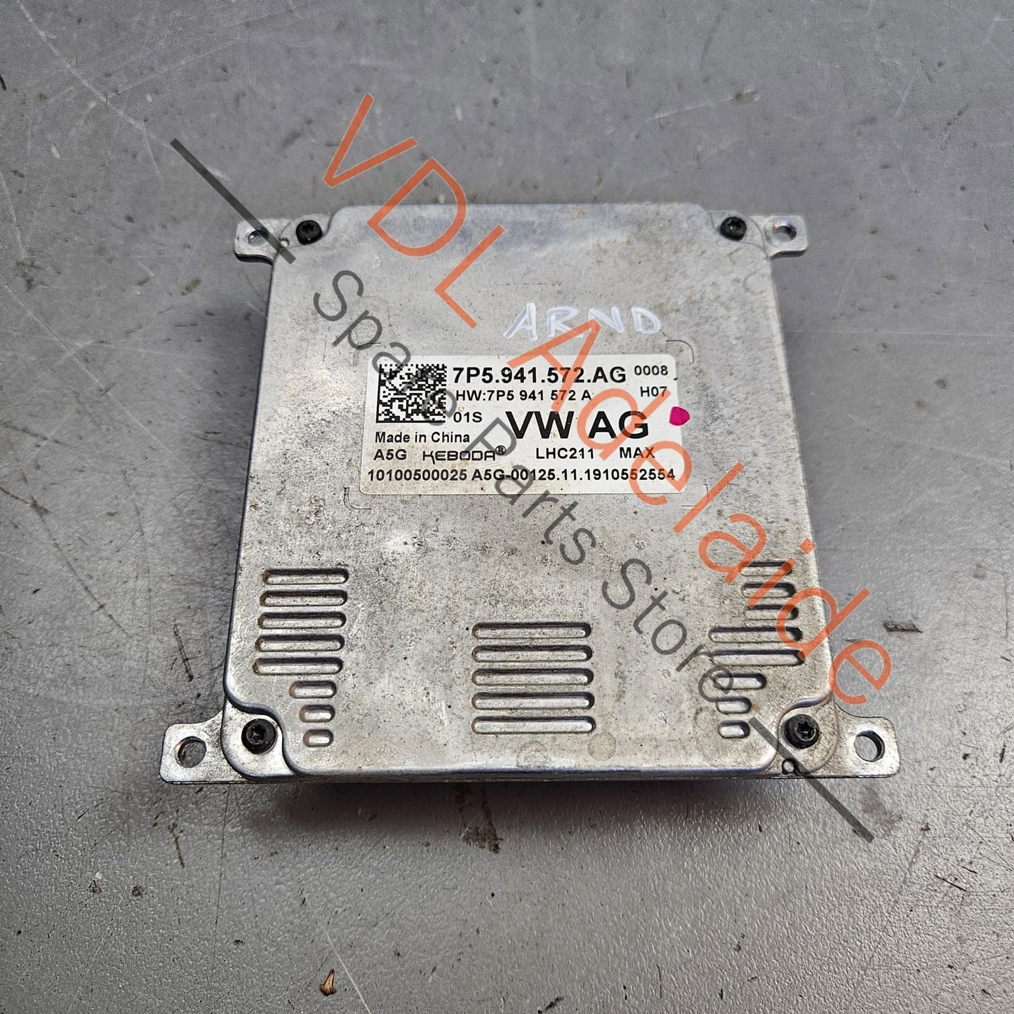 7P5941572AG VW Golf MK7 7.5 LED Headlight Head Light Power Module Controller 7P5941572AG