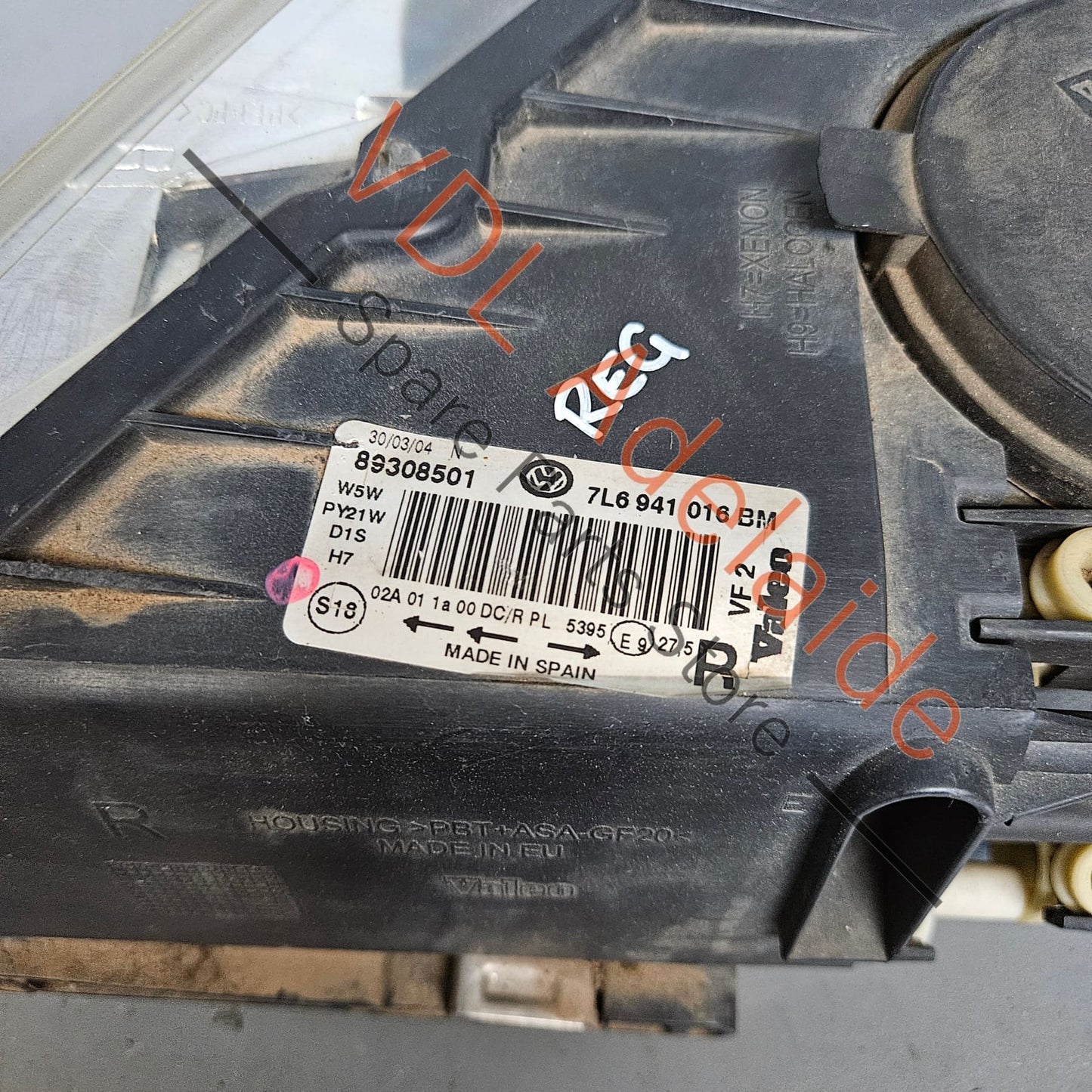 7L6941016BM 7L6941018BJ 7L6941018AJ VW Touareg 2002-2005 Pre-Facelift Xenon Headlamp Right 7L6941018BJ 7L6941018AJ 7L6941016BM