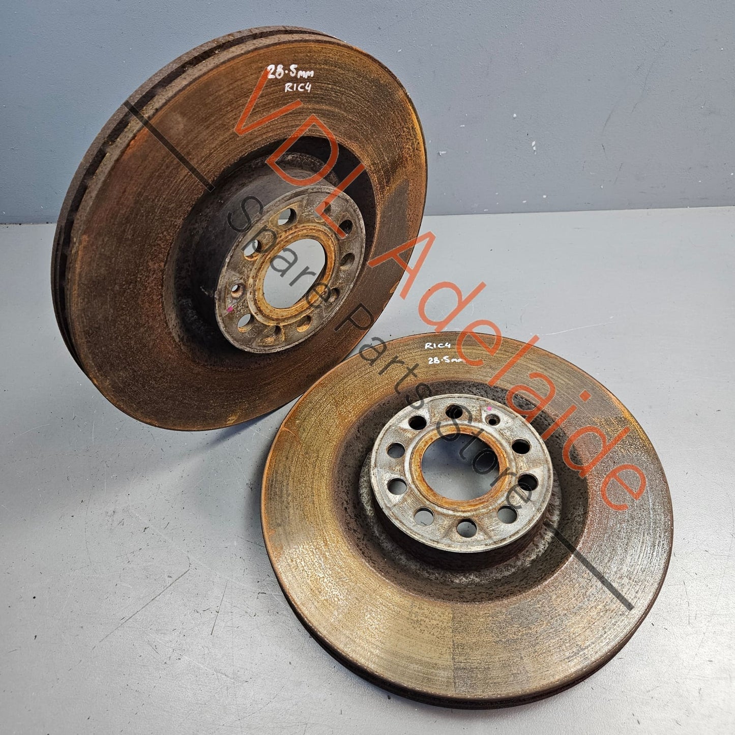 1K0615301M 1K0615301AB 1K0615301AR VW 345 x 30mm Pair of Front Disc Brake Rotors