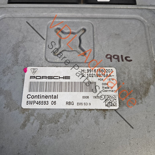 99161860203 99161860202 Porsche 911 991.1 3.8L DME Engine ECU Controller 99161860203 5WP4659306