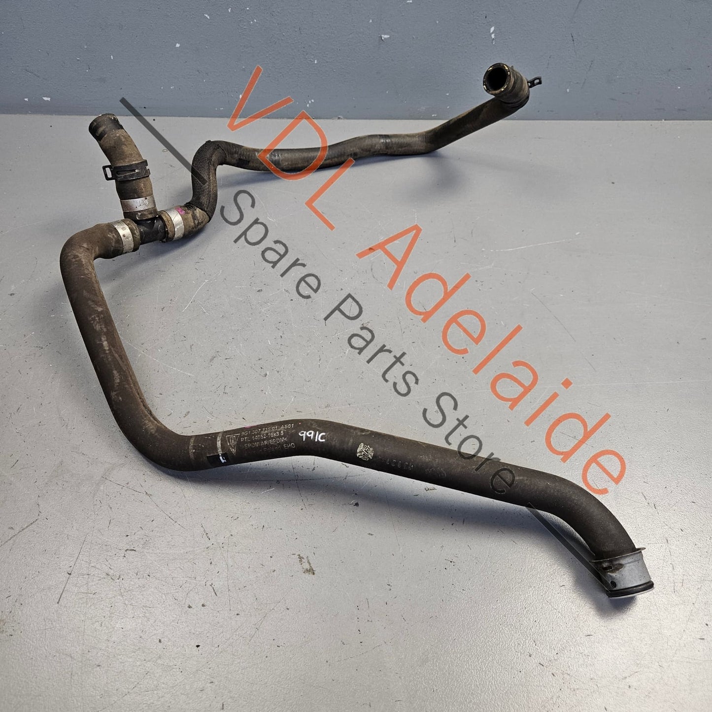 9G130773501 Porsche 911 991 Gearbox Coolant Return Hose Pipe 9G130773501