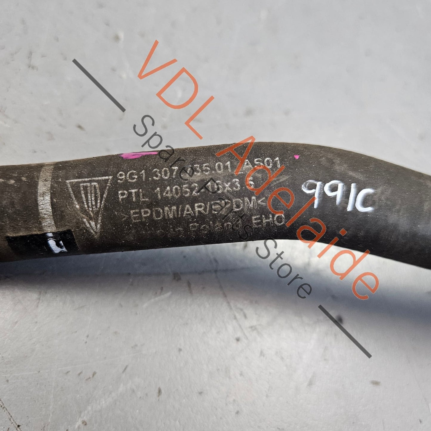 9G130773501 Porsche 911 991 Gearbox Coolant Return Hose Pipe 9G130773501