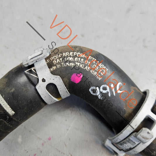 9A110661501 Porsche 911 991 Heat Exchanger Coolant Hose Pipe 9A110661501