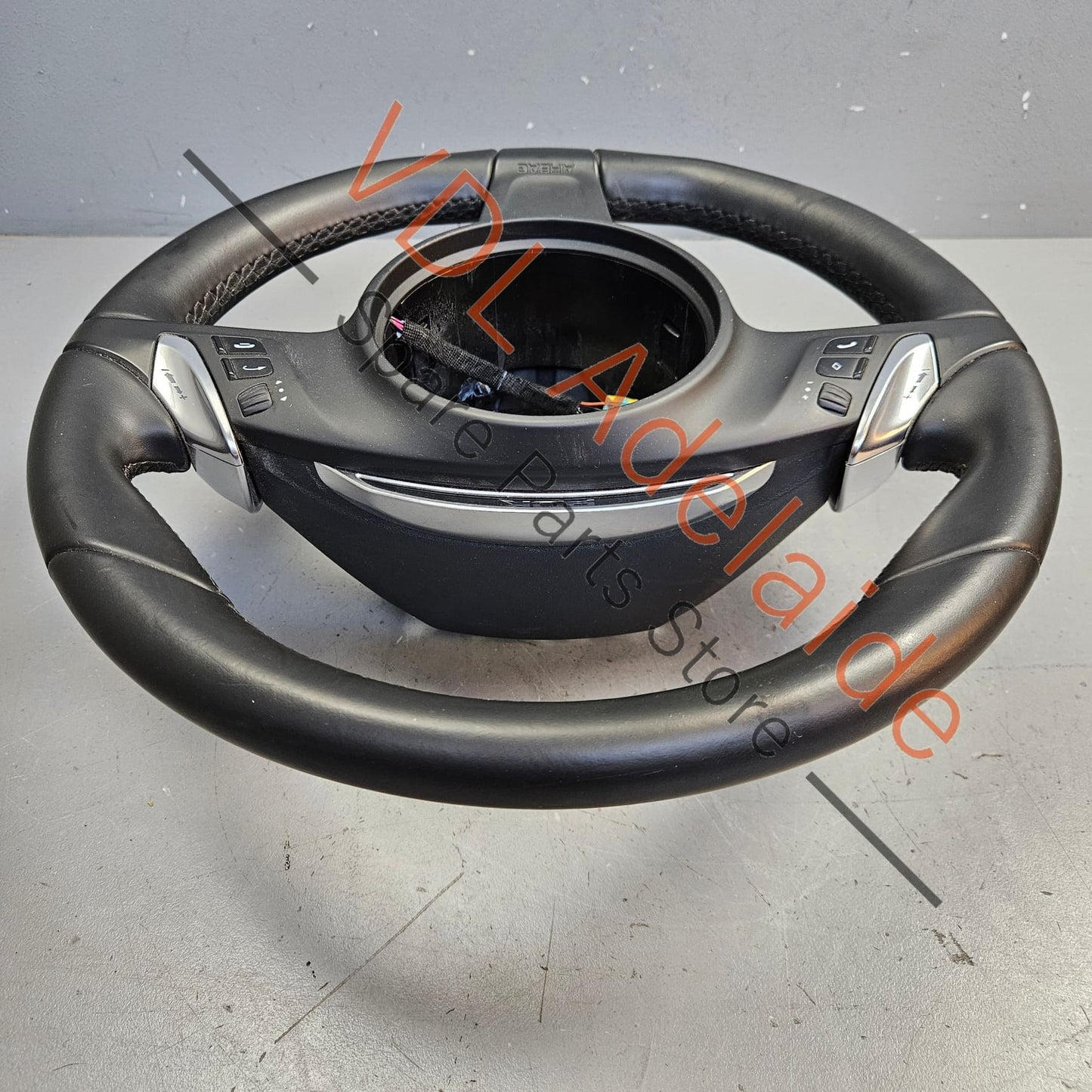 99134780373A34 Porsche 911 991 Black Leather Multifunction Steering Wheel for PDK Auto 99134780373