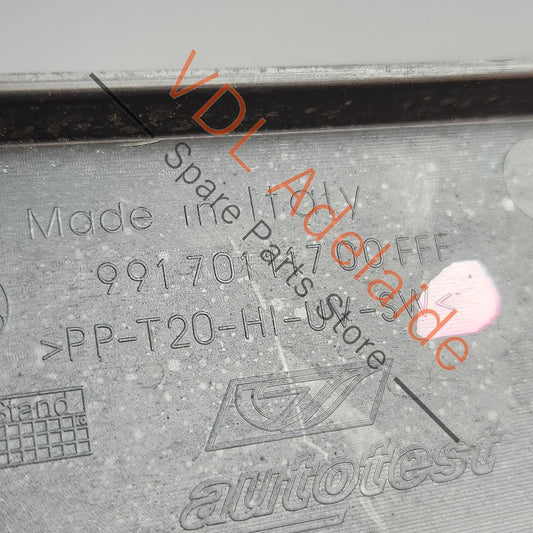 99170111700 Porsche 911 991 Front Bumper Number Plate Retaining Bracket 99170111700