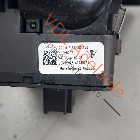 991613000000 991613251011 Porsche 911 991 Electric Park Brake Switch Button 99161325100 1E0 99161325101 1E0