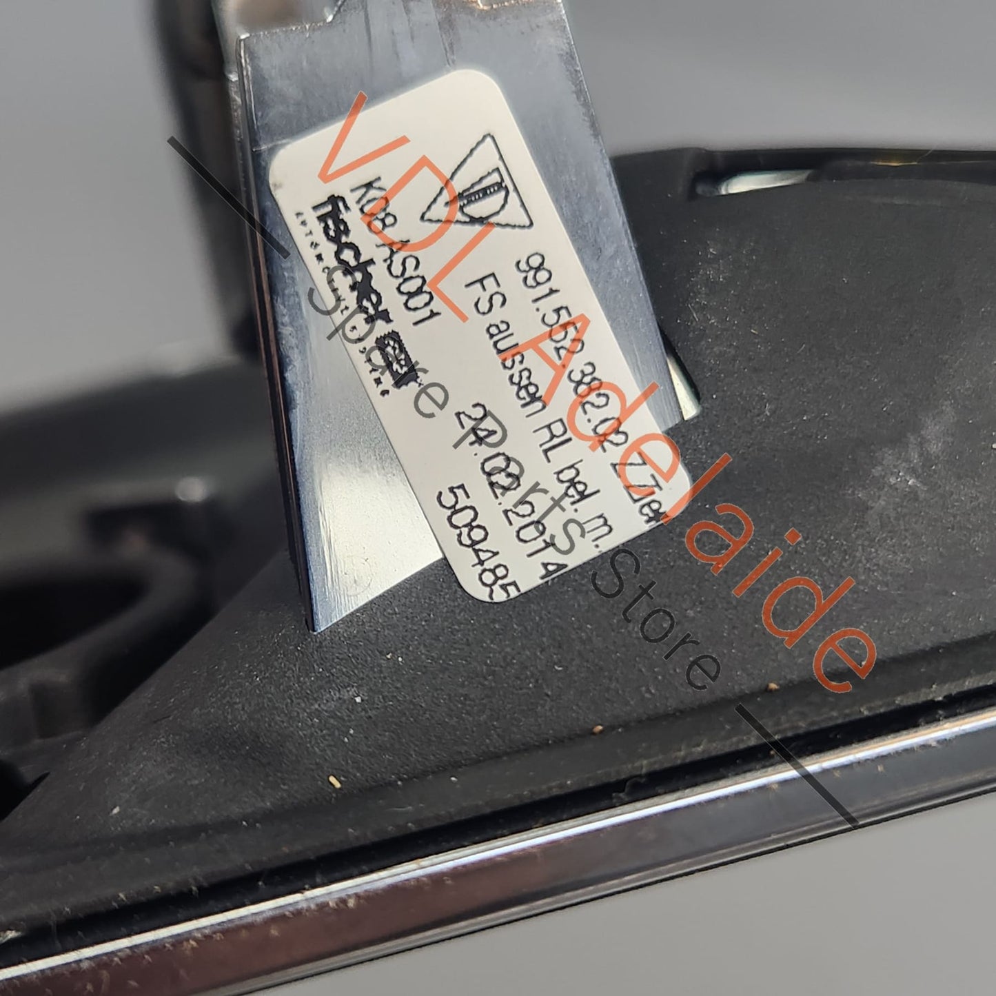 99155238202V08 Porsche 911 991 Trim for Light Switch Galvano Silver Chrome 99155238202 V08
