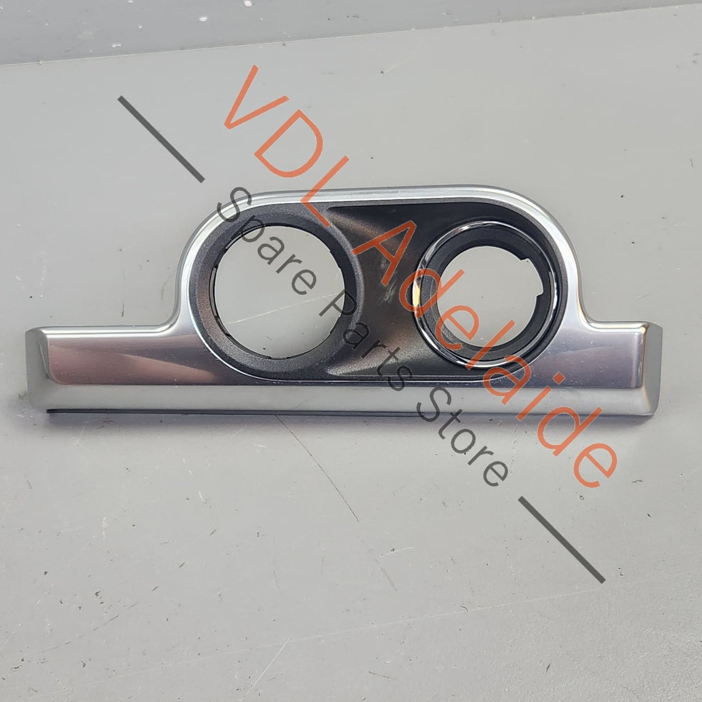 99155238202V08 Porsche 911 991 Trim for Light Switch Galvano Silver Chrome 99155238202 V08