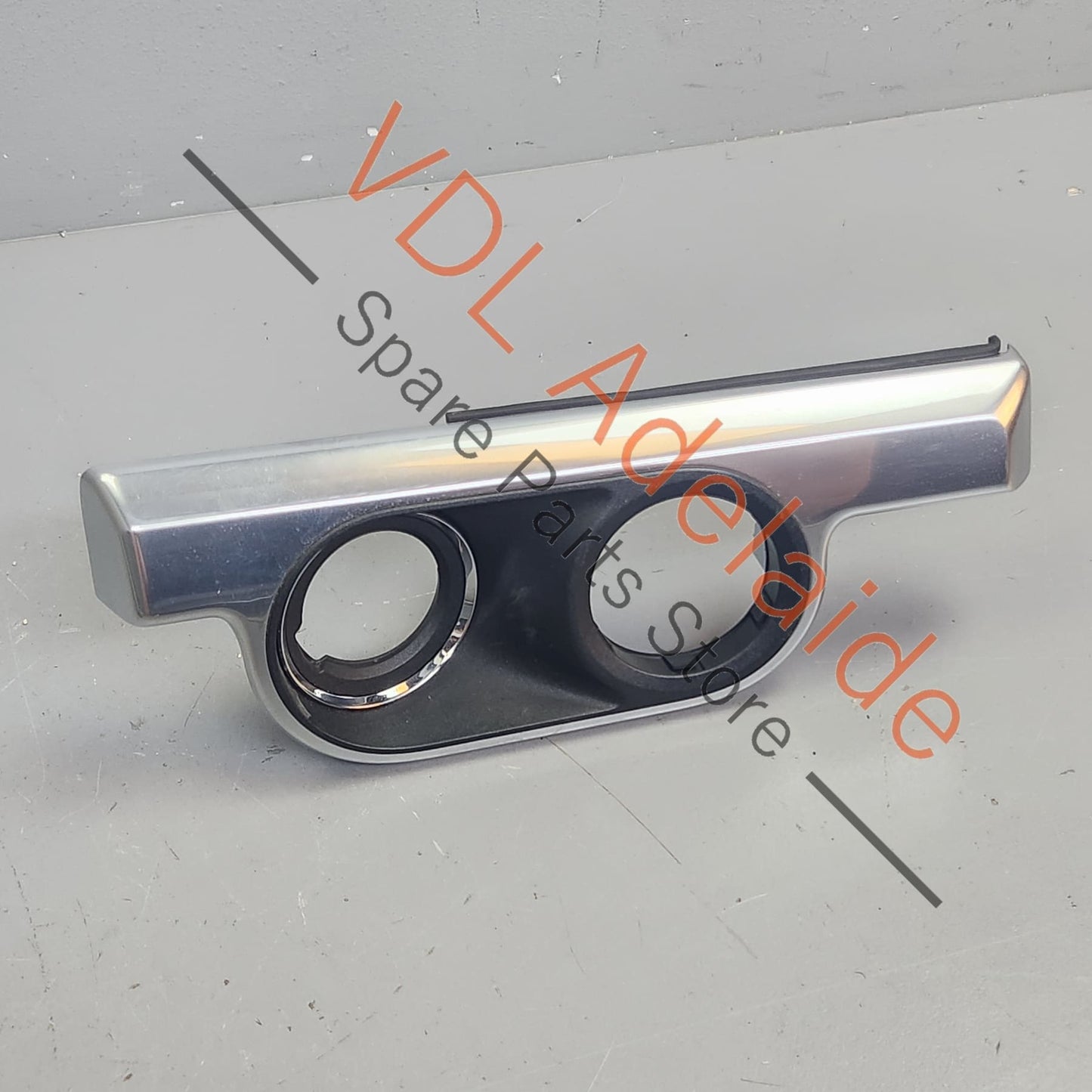 99155238202V08 Porsche 911 991 Trim for Light Switch Galvano Silver Chrome 99155238202 V08