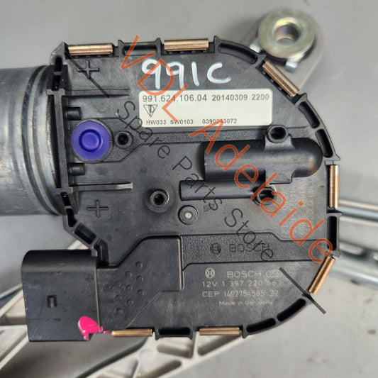 99162803610 99162410604 Porsche 911 991 Windscreen Wiper Motor with Crank Arms for RHD 99162803604 99162803610