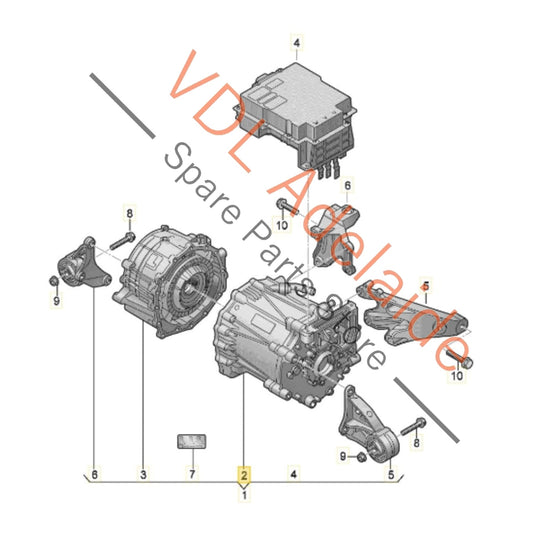 0EG901090 9J1901131E Audi E-Tron GT Porsche Taycan Front Drive Motor 0EG901090 9J1901131E