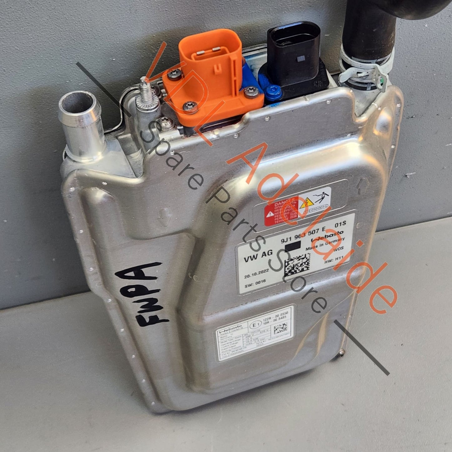 9J1963507E 9J1963507F Audi E-Tron GT Porsche Taycan Main High Voltage Battery Heater Heating (PTC) 9J1963507E 9J1963507F