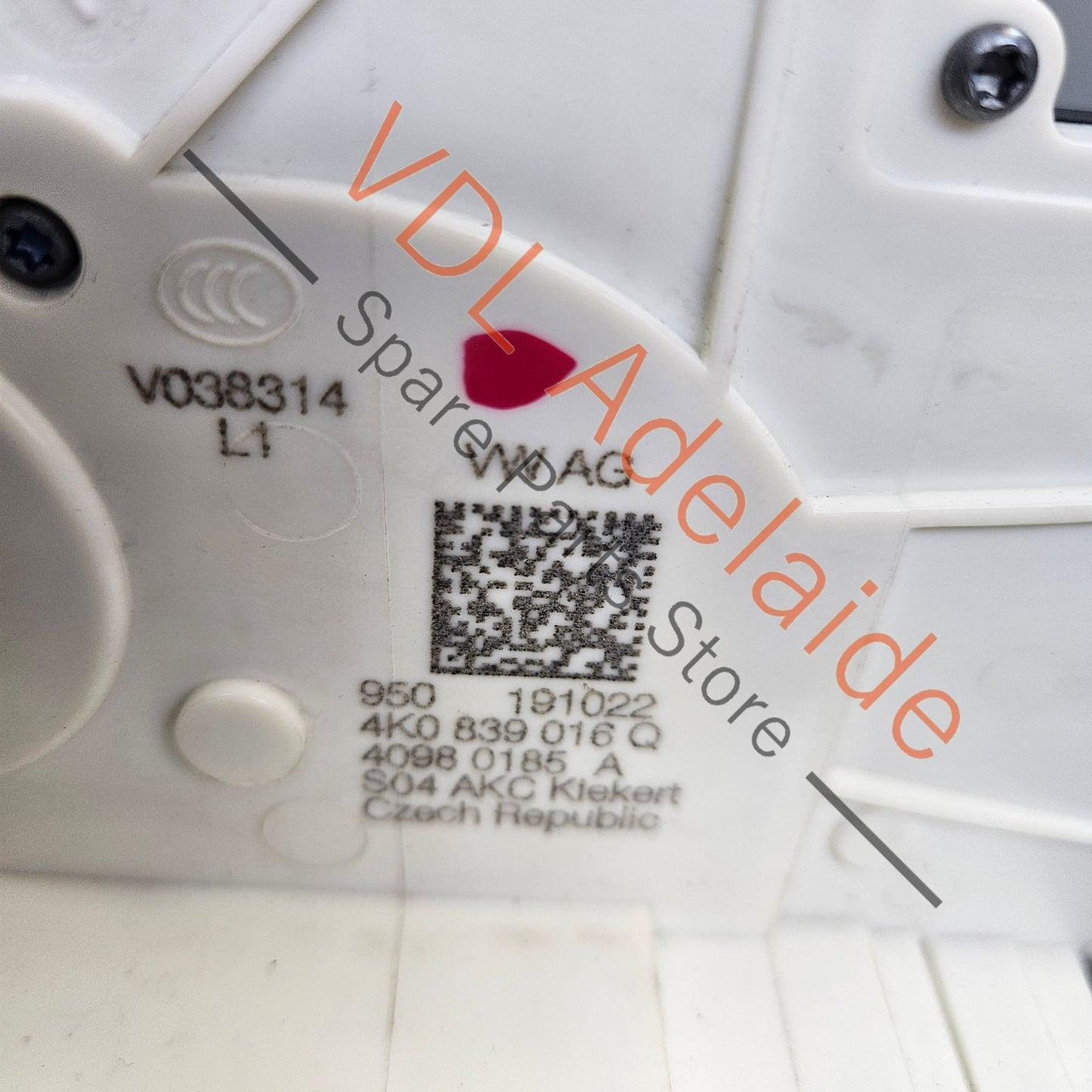 4K0839016Q Audi Right Rear Door Lock Module 4K0839016Q
