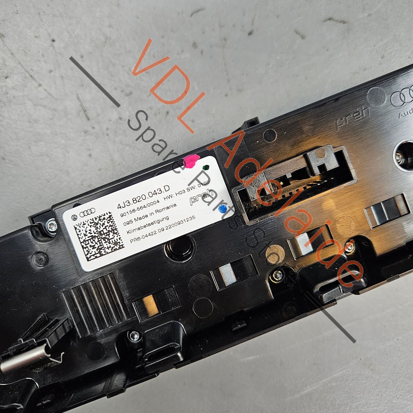 4J3820043K 4J3820043D Audi e-Tron GT Centre A/C Air Conditioning Climate Display Switch 4J3820043K 4J3820043D