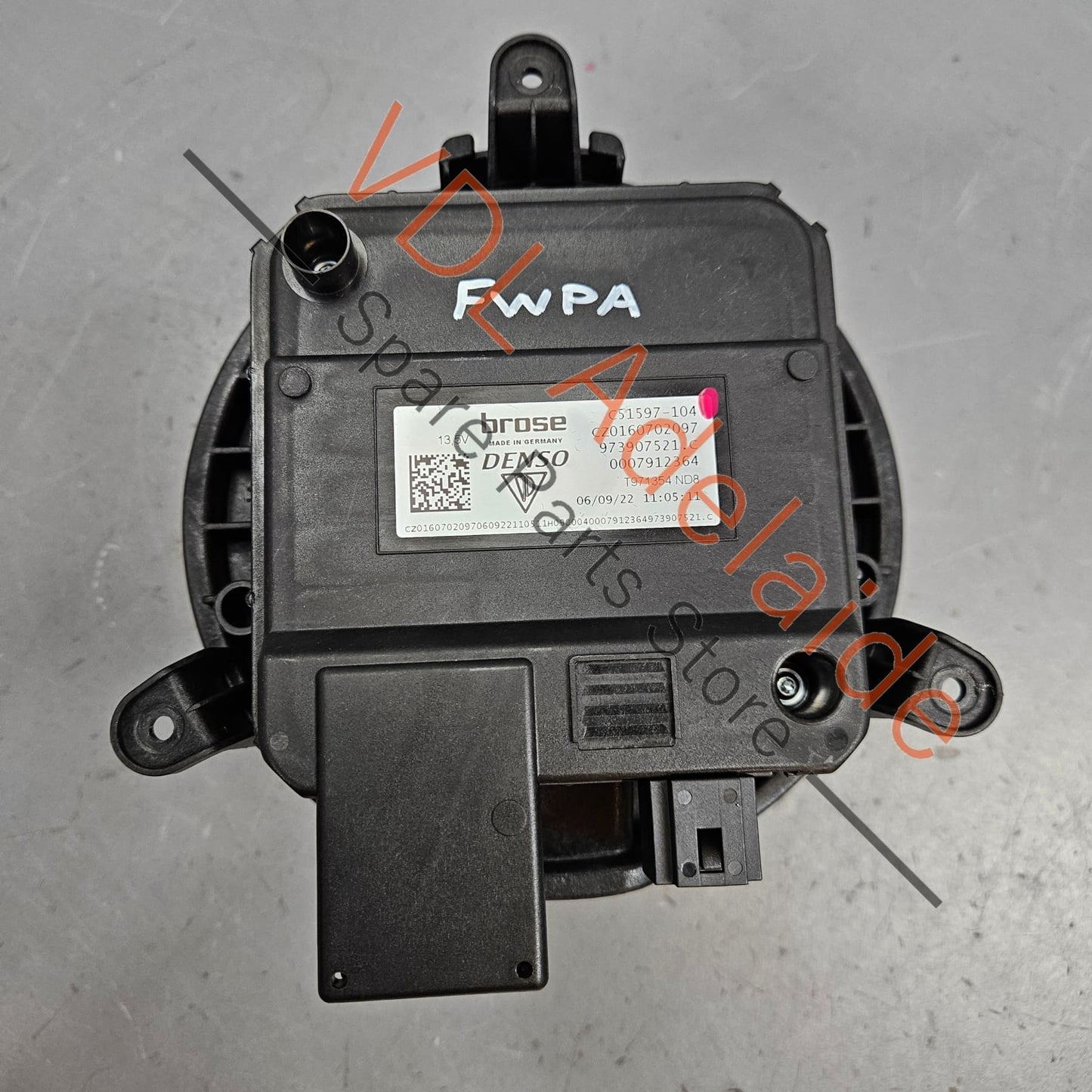 973907521C Audi e-Tron GT Heater Blower Fan RHD 973907521C