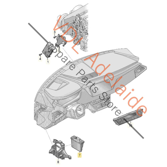 4KE965429J Audi e-Tron Control Unit for Thermal Management Module 4KE965429J